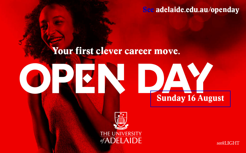 Sam Chisholm University of Adelaide Open Day